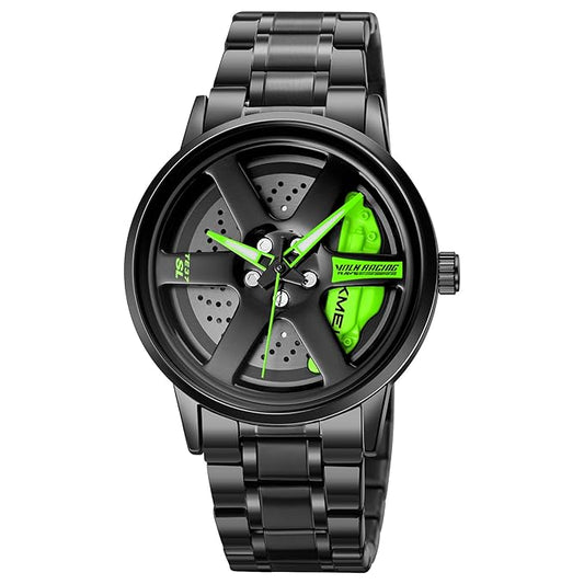 Men's Spinning Car Wheels Rolling Creative Fashion Watch