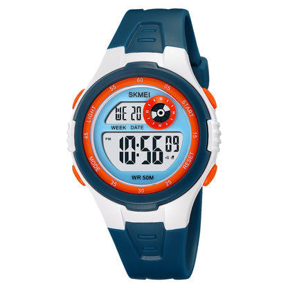 Digital Sports Wrist Watch with Alarm and Chronograph for kids