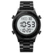 Digital Watch for Men with Black Metal Strap and Round Dial for Casual & Formal Wear