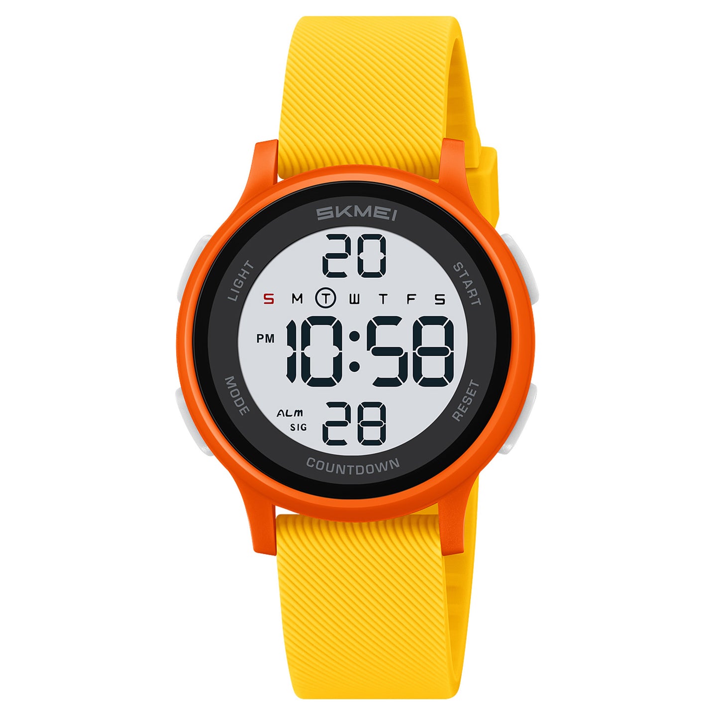 Skmei Digital Dial Silica Gel Strap Watch for Kids - 2427