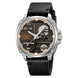 Analog Watch for Men with Black Leather Strap and Round Dial for Casual & Formal Wear
