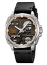 Analog Watch for Men with Black Leather Strap and Round Dial for Casual & Formal Wear