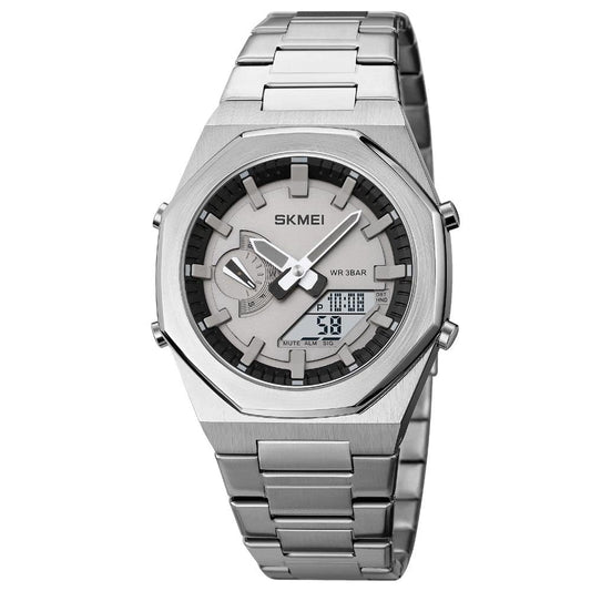 Men Watch Dual-Display Electronic Watch With Luminous 50m Waterproof Watch Fashion Multifunctional Sports Watch For Men
