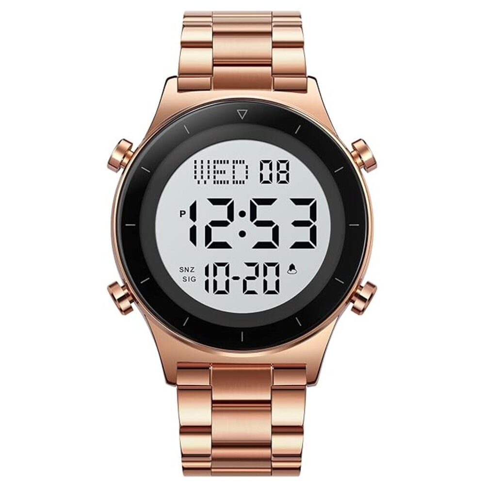 Rugged Digital Sports Watch for Men with Multi Function Display and Outdoor Style