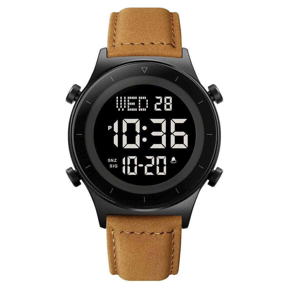 Rugged Digital Sports Watch for Men with Multi Function Display and Outdoor Style