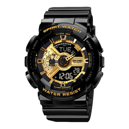 Premium Analog Digital Sports Watch for Men with Round Dial Alarm LED Display and Durable Strap