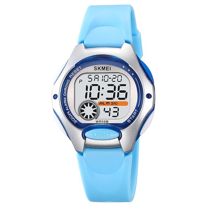 Digital Sports Watch – Red Strap, 50M Water Resistant, Alarm & Stopwatch