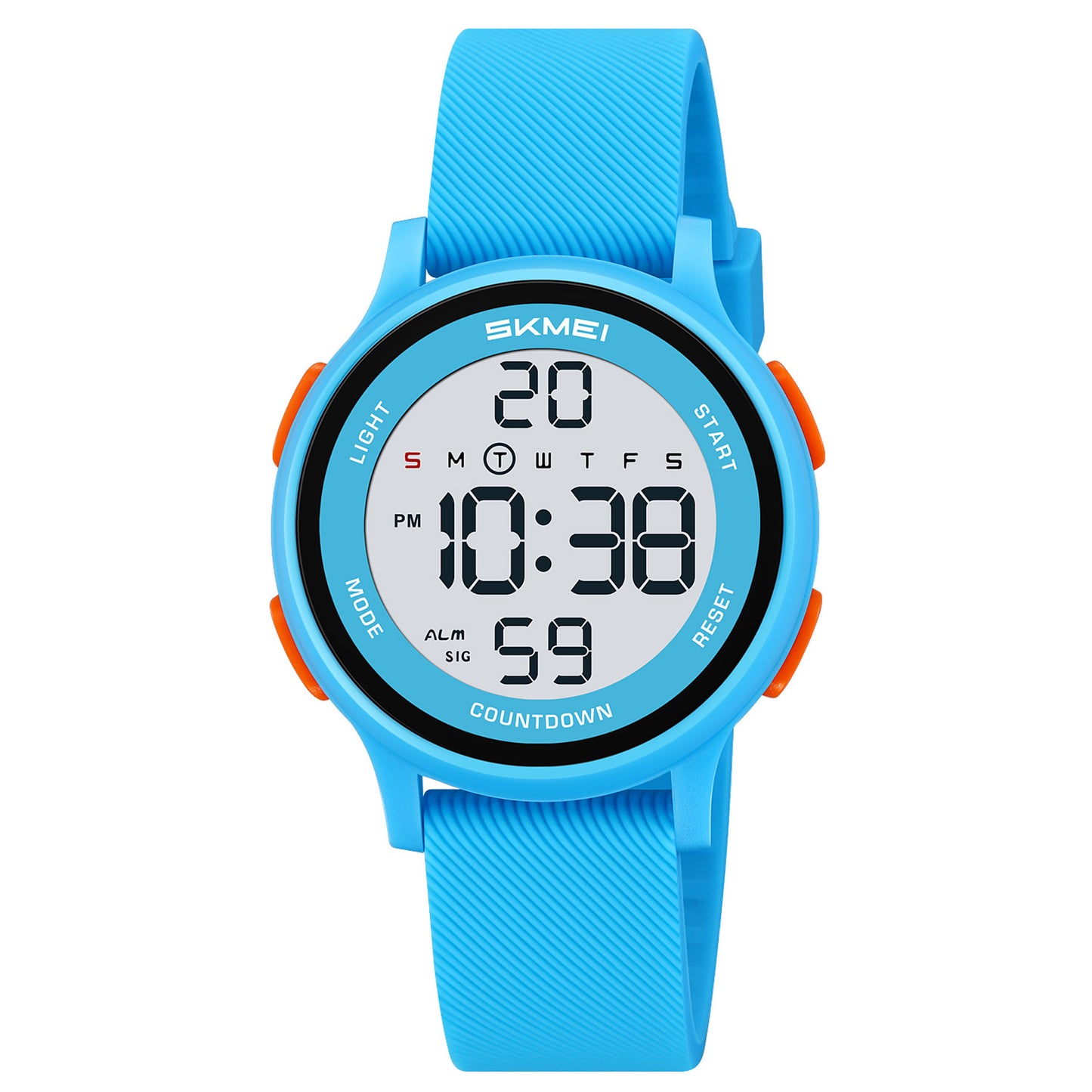 Skmei Digital Dial Silica Gel Strap Watch for Kids - 2427