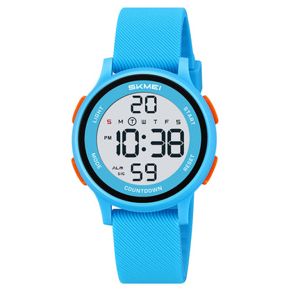 Skmei Digital Dial Silica Gel Strap Watch for Kids - 2427