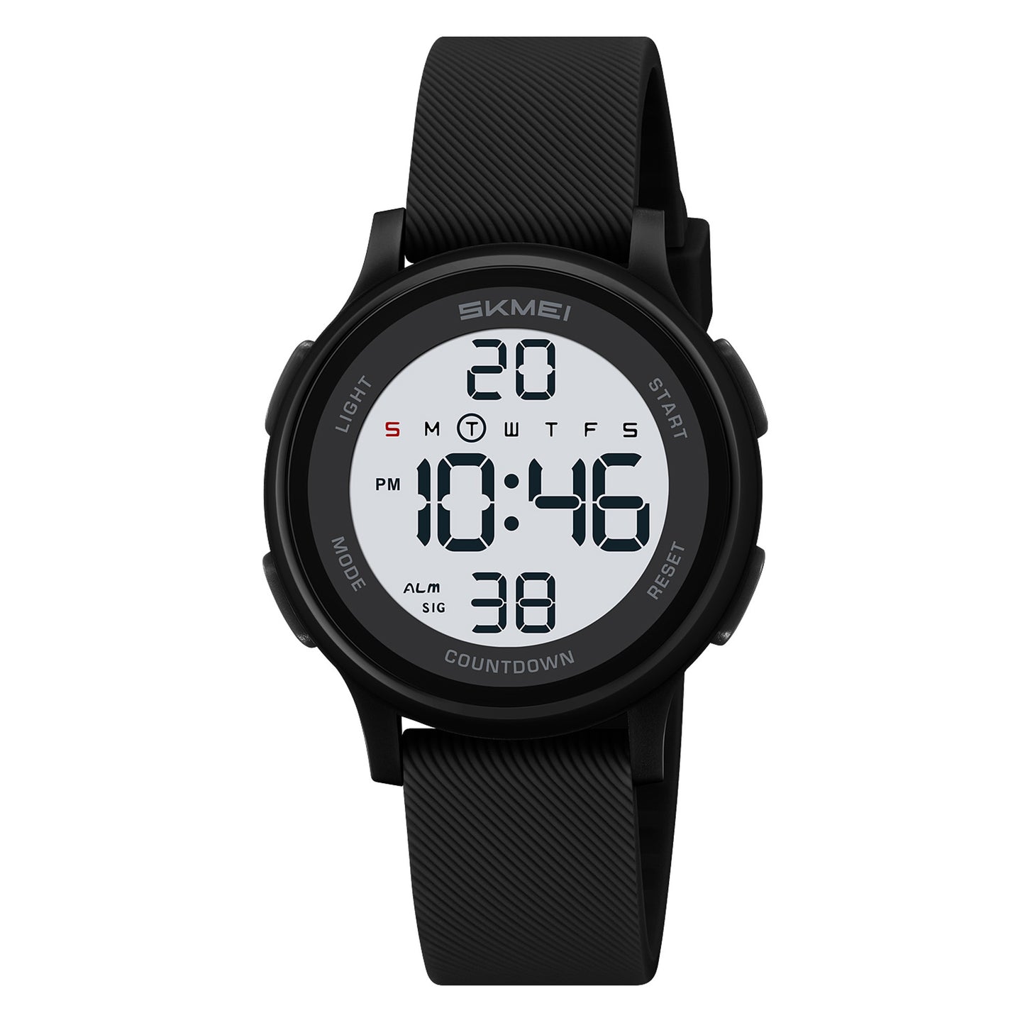 Skmei Digital Dial Silica Gel Strap Watch for Kids - 2427