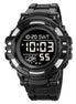 Digital Watch for Men with Black Polyurethane Strap and Round Dial for Casual & Formal Wear