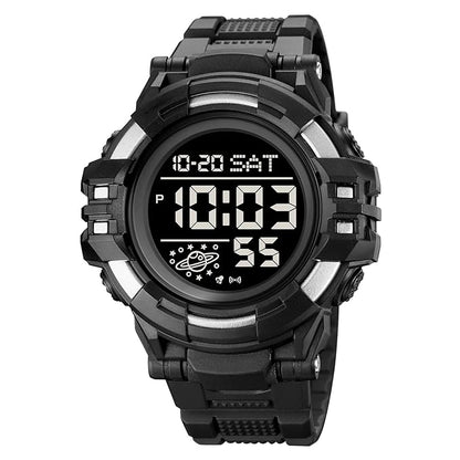 Rugged Digital Sports Watch for Men with Outdoor Style and Multi Function Display