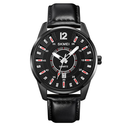 Premium Analog Watch for Men with Elegant Designer Dial and Classic Leather Strap