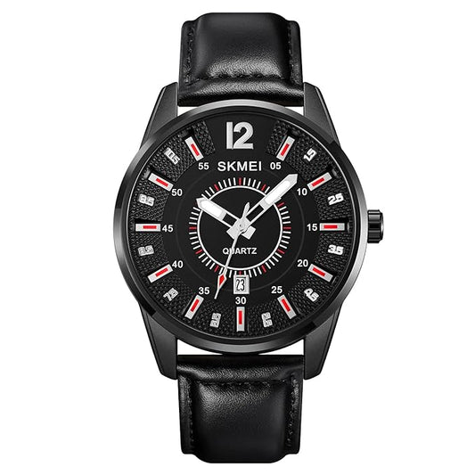 Premium Analog Watch for Men with Elegant Designer Dial and Classic Leather Strap