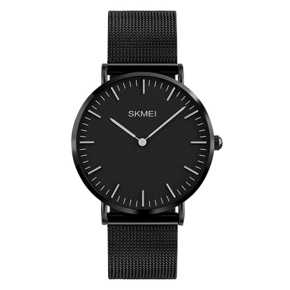 Skmei Quartz Analog Dial Stainless Steel Strap Watch for Men - Q028