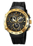 Analog-Digital Watch for Men with Black Silicone Strap and Round Dial for Casual & Formal Wear
