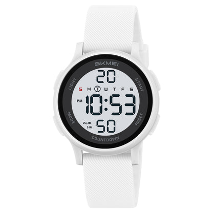 Skmei Digital Dial Silica Gel Strap Watch for Kids - 2427