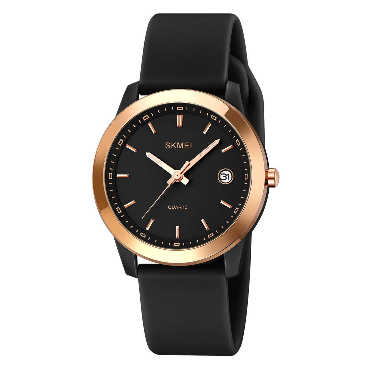 Skmei Quartz Analog Dial Silica Gel Strap Watch for Women - 2319