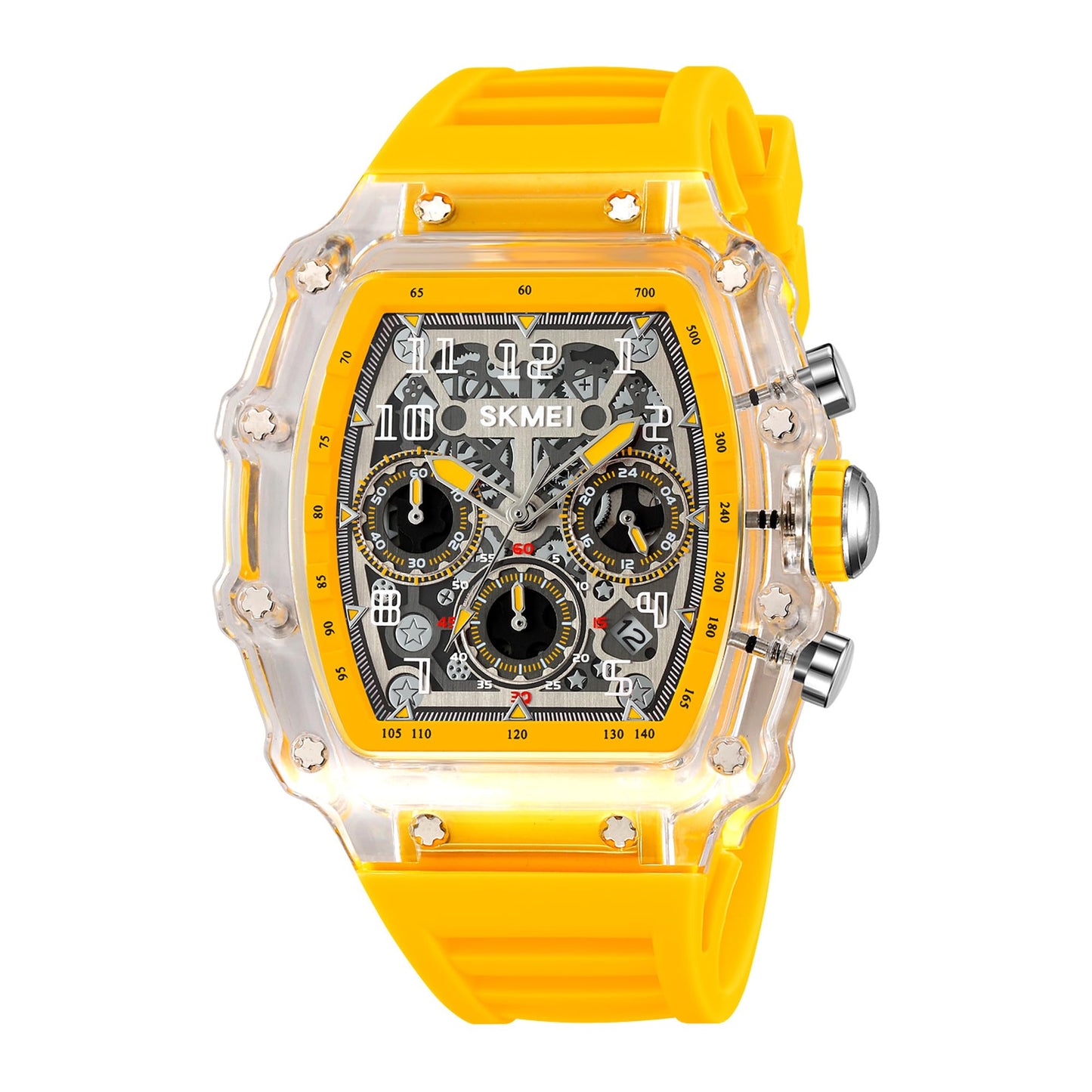 Luxury Skeleton Dial Wrist Watch for men