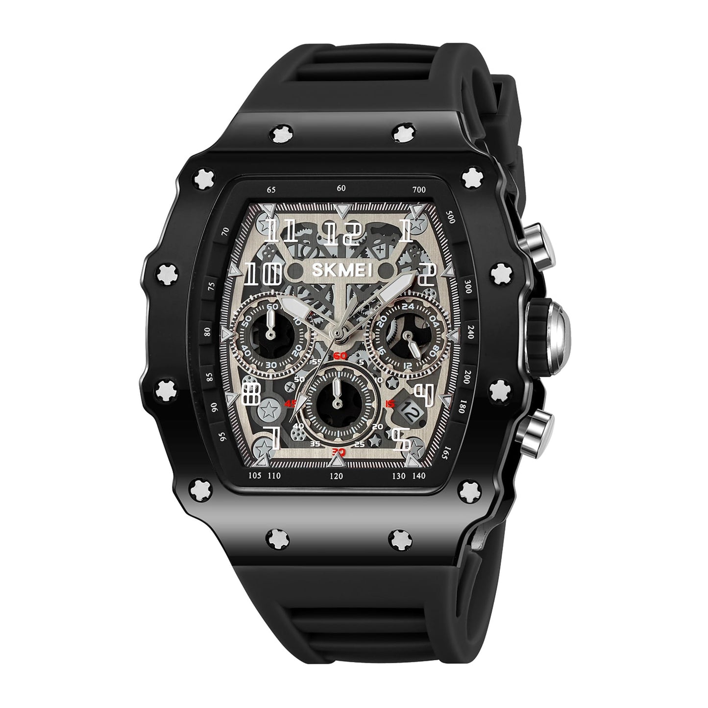 Luxury Skeleton Dial Wrist Watch for men