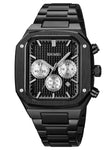 Analog Watch for Men with Black Metal Strap and Round Dial for Casual & Formal Wear