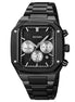 Analog Watch for Men with Black Metal Strap and Round Dial for Casual & Formal Wear