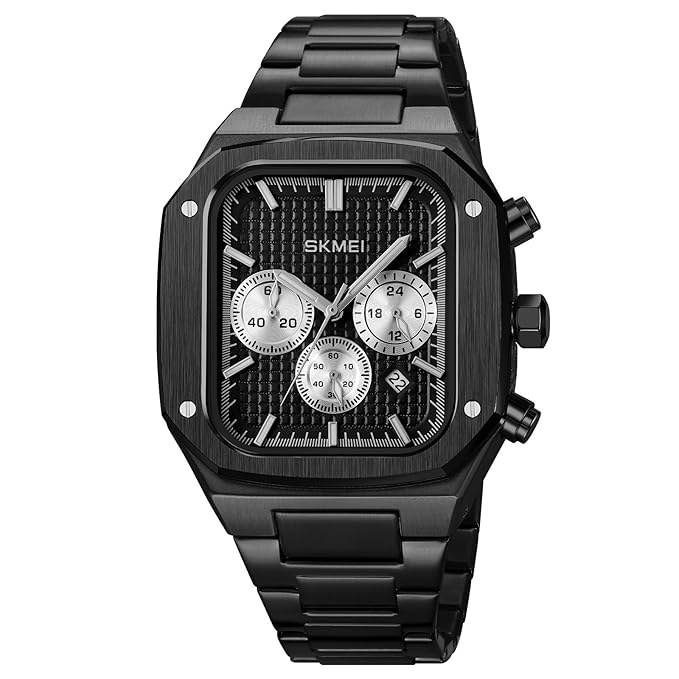 Luxury Chronograph Style Analog Watch for Men with Premium Metal Strap and Bold Designer Dial