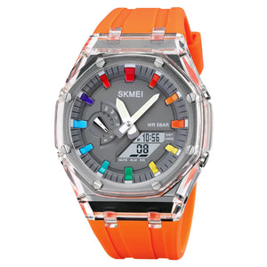 Analog Digital Watch Multi Function Sports Watch with LED Display, Alarm, Stopwatch & Durable Strap