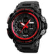 Analog-Digital Watch for Men with Black Polyurethane Strap and Round Dial for Casual & Formal Wear