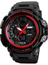 Analog-Digital Watch for Men with Black Polyurethane Strap and Round Dial for Casual & Formal Wear