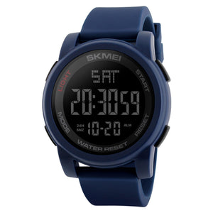 Premium Digital Sports Watch for Men with Round Dial Dual Time Alarm Stopwatch Luminous Display and Comfortable Strap
