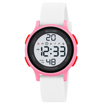 Skmei Digital Dial Silica Gel Strap Watch for Kids - 2427
