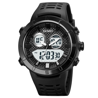 Premium Rugged Sports Watch Dual Display Tactical Wristwatch