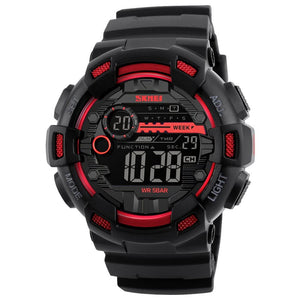 Digital Sports Watch for Men with Alarm Week Display LED Light and Durable Strap