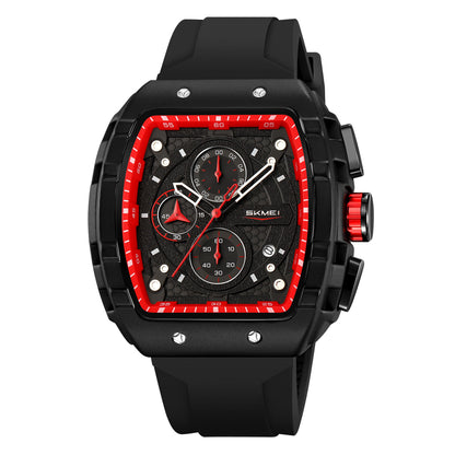 Skmei Quartz Analog Dial Silica Gel Strap Watch for Men - 9341