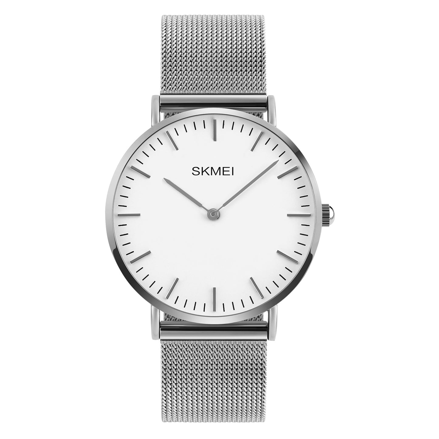 Skmei Quartz Analog Dial Stainless Steel Strap Watch for Men - Q028