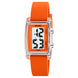 Digital Watch for Kids with Orange Silicone Strap and Round Dial for Casual & Formal Wear