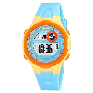 Digital Sports Wrist Watch with Alarm and Chronograph for kids