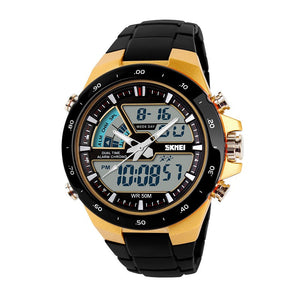 Premium Analog Digital Sports Watch for Men with Dual Display, Stylish Waterproof Wrist Watch for Casual Outdoor and Daily Wear