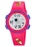 Digital Watch for Kids with Pink Polyurethane Strap and Round Dial for Casual & Formal Wear