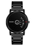 Digital Watch for Men with Black Metal Strap and Round Dial for Casual & Formal Wear