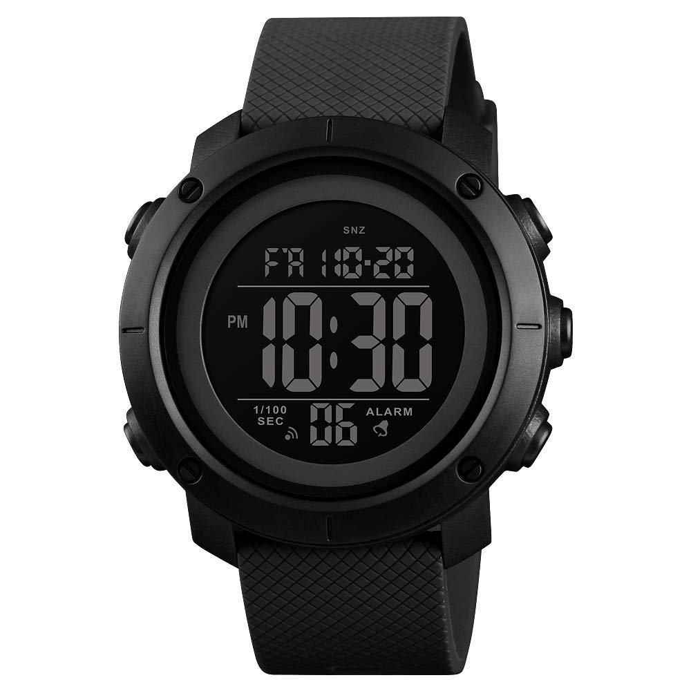 Digital Watch for Kids with Black Silicone Strap and Round Dial for Casual & Formal Wear