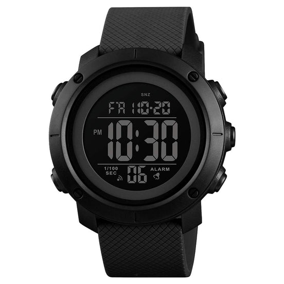 Digital Watch for Kids with Black Silicone Strap and Round Dial for Casual & Formal Wear