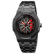 Rolling Watch for Men with Black Stainless Steel Strap and Round Dial for Casual & Formal Wear