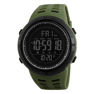 Premium Digital Sports Watch for Men with Round Dial Alarm Stopwatch Luminous Display and Comfortable Strap