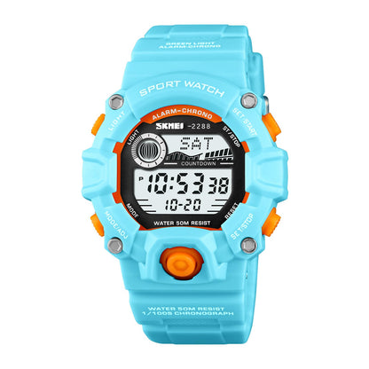 Digital Sports Watch with Rugged Design and Multi Function Display for kids