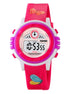Digital Watch for Kids with Pink Polyurethane Strap and Round Dial for Casual & Formal Wear