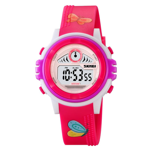 Cute Digital Watch for Kids with Colorful Design and Comfortable Everyday Strap