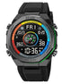Digital Watch for Kids with Black Silicone Strap and Round Dial for Casual & Formal Wear