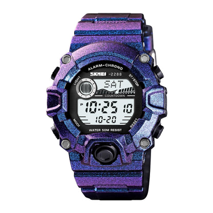 Digital Sports Watch with Rugged Design and Multi Function Display for kids